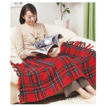 電気ひざ掛け レッド