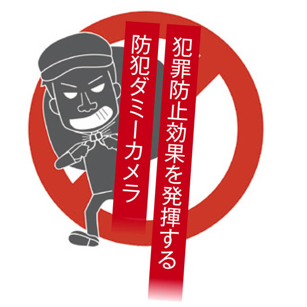 ソーラー充電式防犯ダミーカメラライトII型2個組